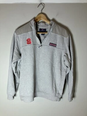 Vineyard Vines 1/4 Gray zip pullover North Carolina State Wolfpack - Men’s Small - Image 1 of 4