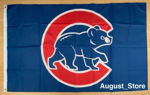 Chicago Cubs 3x5 ft Flag Banner MLB Cover