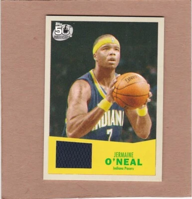 2007-08 Topps 50º Aniversário Jermaine O'Neal #7 Patch Estado quase perfeito-perfeito LOOK   - Imagem 1 de 2