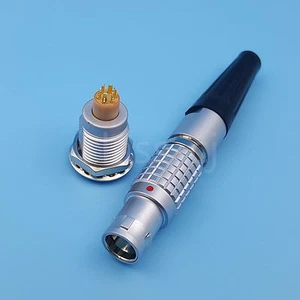 1 coppia connettore spina cavo circolare push-pull 6 pin compatibile 1B FGG EGG 306 - Foto 1 di 6
