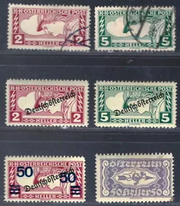 AUSTRIA 1917-22 Very Fine Mint & Used Hinged Special Delivery Stamps - Bild 1 von 2