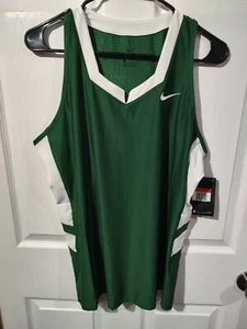 Nike Speed Racerback Lacrosse V-Neck Tank Green  881259-342 Women's Size Large - Picture 1 of 12