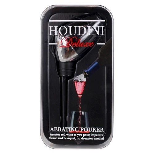 Houdini W9112 Deluxe Chrome Wine Aerator Tapw9112