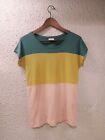 Dries Van Noten Striped Multicolor Cotton Short Sleeve T-Shirt Size Small New
