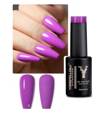 Neu Semi-permanenter UV-Nagellack  Violett - Bild 1 von 2
