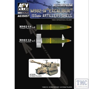 PKAG35057 AFV Club 1:35 M982-1A 'Excalibur' 155mm Artillery Shell - Picture 1 of 1