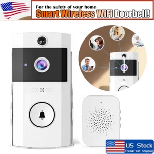 Doorbell Smart Wireless WiFi Ring Intercom Video Camera Home Security Protection - Picture 1 of 22