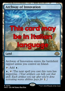 MTG ARCHWAY OF INNOVATION FOIL EXC - ARCATA DELL'INNOVAZIONE 214 - MH3 - MAGIC - Imagen 1 de 1
