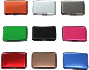 4 PCS CarryOn RFID Wallet, Secure Aluminum Card Holder - Prevent Identity Theft - Picture 1 of 5