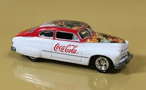 JOHNNY LIGHTNING  1949 MERCURY COUPE with DISPLAY CARD COCA~COLA ~ GI's IN ITALY - Picture 1 of 11