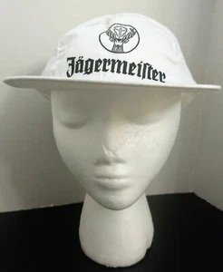 Vintage weiß 5 Panel Stretch Fit JÄGERMEISTER Maler Hut - Bild 1 von 3