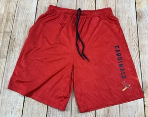 Men St Louis Cardinals STL Baseball Majestic Athletic Shorts Medium - Picture 1 of 10