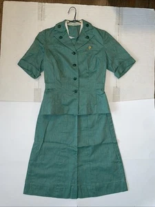 Vintage Pfadfinder Truppenführer Uniform: Hemd / Jacke Rock & Pin - Bild 1 von 8