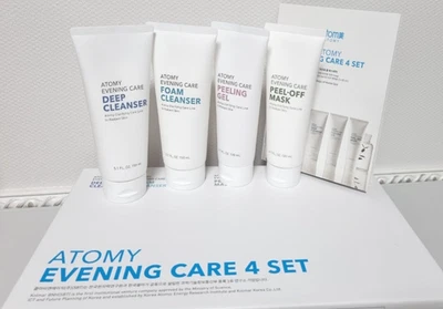 Juego de 4 limpiadores de espuma profunda Atomy Evening Care máscara de gel exfoliante + seguimiento Foto 1 de 2