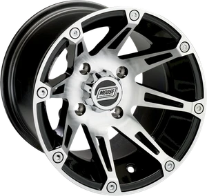 MOOSE UTILITY 387ML128110BW2 387X Wheel 08-12 	Yamaha 	Grizzly 350 4x4 - Picture 1 of 3