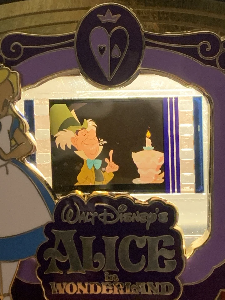 A Piece of Disney Movies ALICE IN WONDERLAND LE Pin Birthday Cake Mad Hatter - Image 1 of 4