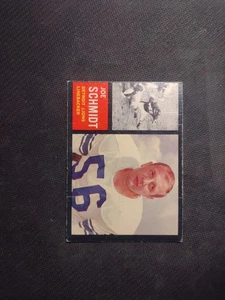 1962 Topps #59 Joe Schmidt Detroit Lions HOF No Creases B - Bild 1 von 2