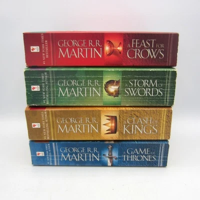Lot of 4 Game Of Thrones Series Fantasy George RR Martin Paperback Books - Image 1 of 4