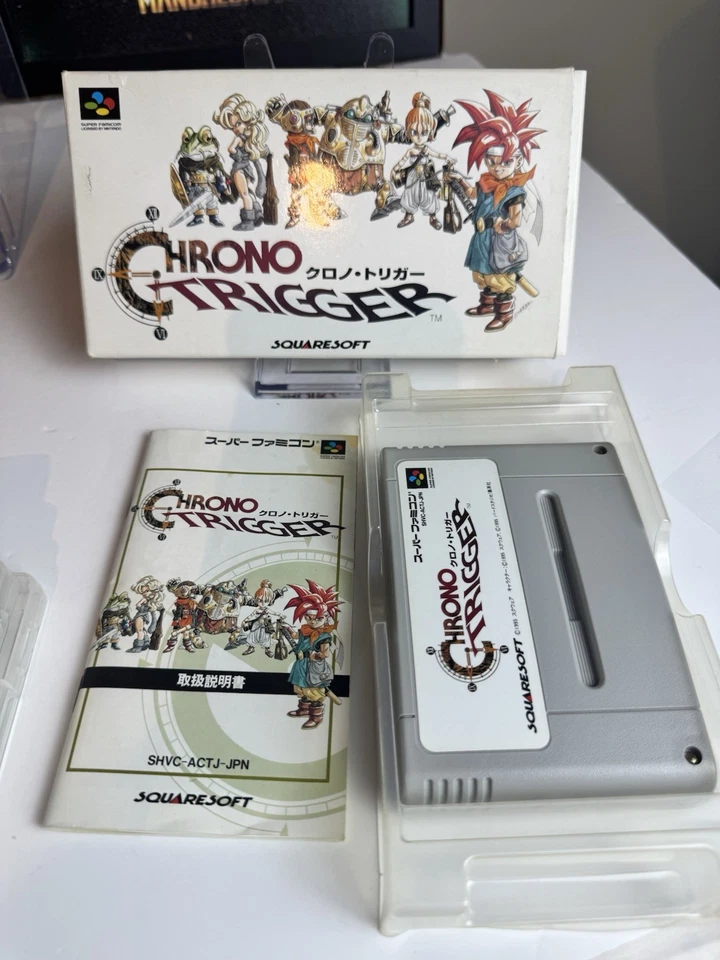 Chrono Trigger Nintendo Super Famicom SFC SNES con caja manual Japón JP juego probado Foto 1 de 4
