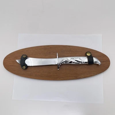 Juego de exhibición de cuchillos Saladmaster placa de pared patos mango cromado decoración EE. UU. 2609 arte Foto 1 de 4