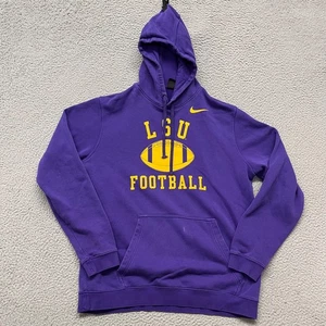 LSU Nike Sudadera con Capucha Para Hombres XL Púrpura Con Capucha Louisiana Tigers Fútbol Sudadera - Imagen 1 de 11