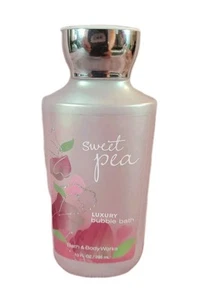 Bath and Body Works Sweet Pea Luxury Bubble Bath 10 oz NUOVO - Foto 1 di 2