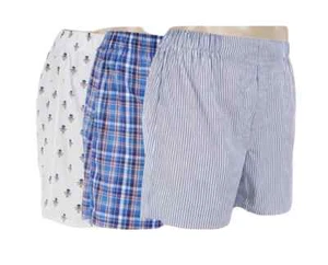 NWT Polo Ralph Lauren. Sz S. 3 Pack Woven Boxer. Skulls Print. MSRP $42.50 - Picture 1 of 3