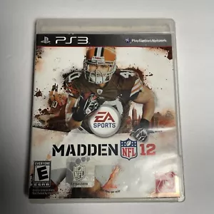 Madden NFL 12 (Sony PS3 PlayStation 3, 2011) Completo con Folleto y Disco - Imagen 1 de 5