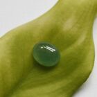 Gemstone Genuine Natural Icy Green Jadeite Jade Cabochon Certified Type A 2.2ct
