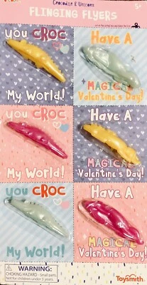 Настенные ходунки с крокодилами и единорогами, эластичные и летающие листовки для игрушек - Изображение 1 из 2