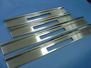 Stainless 4-Door Sill with LED Courtesy Lights 1986-1995 Mercedes W124 E-Class - Foto 1 di 3