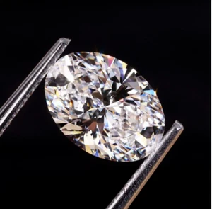 Loose CVD Lab-Grown Diamond 2 x 3 mm Oval - D Color - Clarity IF Certified - Picture 1 of 6