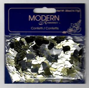 6 pkgs Wedding Bells Metallic Confetti-.50 oz each by Modern Romance WEDDING TAB
