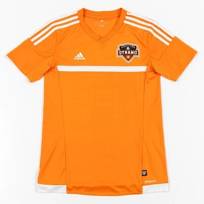 Adidas Houston Dynamo Jersey Mens Small Climacool 2015 Home Orange EUC - Image 1 of 4