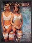 Adorable publicité imprimée années 1990 soutien-gorge lingerie dentelle culotte culotte dentelle