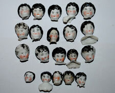 20 antique  German tiny/small painted doll heads- 0607