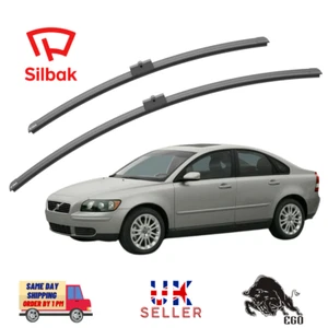 2X Front Windscreen Wiper Blade for VOLVO S40 2 (12/2003-08/2005), 650mm/500mm - Picture 1 of 10