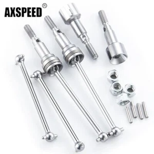 AXSPEED Stahl Vorne & Hinten CVD Antriebswelle Kit für 1/16 RC Auto HBX 16889A - Bild 1 von 11