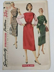Simplicity 1008 Miss Junior Negligee Kleid Pullover Größe 13 - Bild 1 von 2
