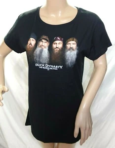 Alstyle Mujer JR Talla 2xl Negro Pato Dinastía Camiseta Prenda para el torso Blusa - Imagen 1 de 12