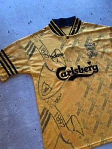 Seltener Vintage Liverpool FC 1994-1996 Adidas Carlsberg Fußball - Bild 1 von 9