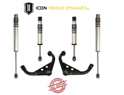Sistema de suspensión ICON 0-2,0" etapa 2 para camionetas 01-10 GM 2500HD 3500 Foto 1 de 2
