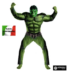 Grünes Monster Maske Kleid Karneval Erwachsene Cosplay Kostüm ähnlich HULK01 S - Bild 1 von 5