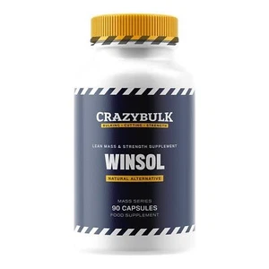 CrazyBulk WINSOL Natural Alternative for Lean Mass & Strength 90Caps Fast Ship - Picture 1 of 4