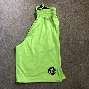 Derrick Rose "D Rose" Adidas Youth M/L Lime Green Shorts; would fit adult s/m - Picture 1 of 8