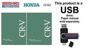 2005 2006 Honda CR-V Shop Service Repair Manual USB Drive w/ ETM Manual