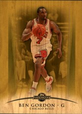 2008-09 Topps Hardwood Maple Chicago Bulls Basketball Card #24 Ben Gordon /175