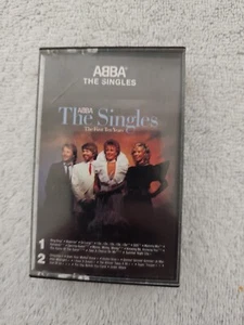 Vintage Cassette Tape ABBA The Singles Mamma Mia Knowing Me I Do Waterloo TESTED - Picture 1 of 5