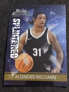 2021-22 Wild Card Alumination Blue Alondes Williams #ASP-3 Basketball Karte - Bild 1 von 2