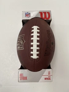 Wilson NFL Stride Talla Oficial Fútbol Edades 14 en adelante Nuevo - Imagen 1 de 4